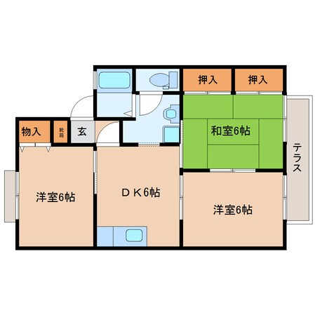 藤枝駅 バス5分  高洲下車：停歩4分 1階の物件間取画像